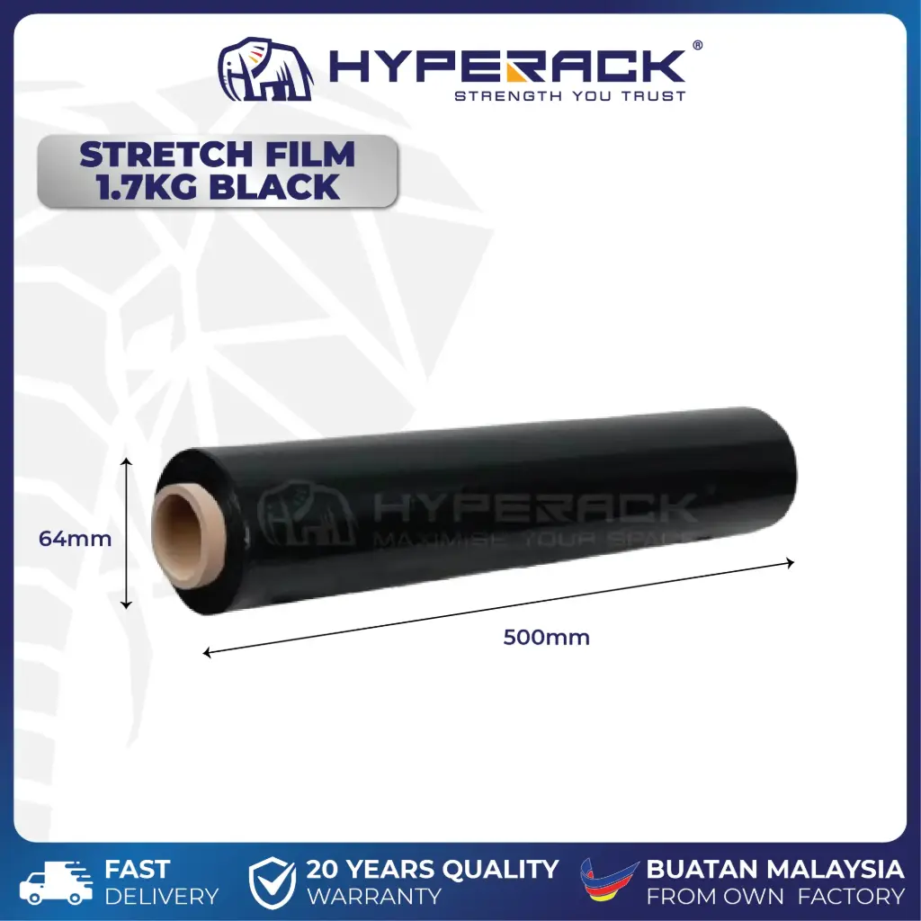 HYPERACK ™️ Black Stretch film 1.7kg x 200g