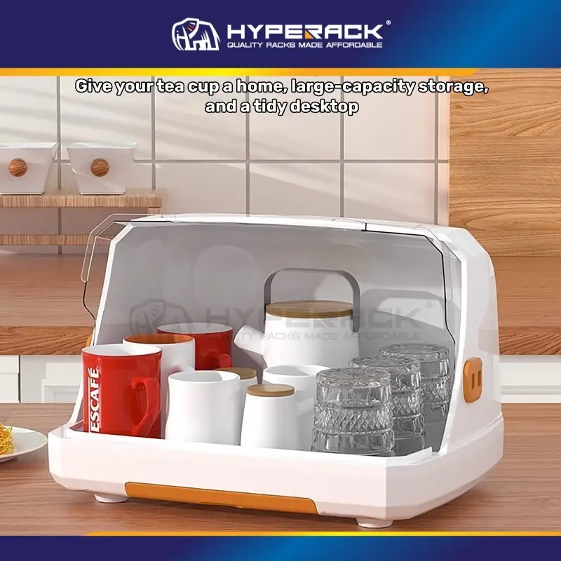 HYPERACK ™️ Dish Cup Glass Holder Drainer Tray Storage Cup Rack