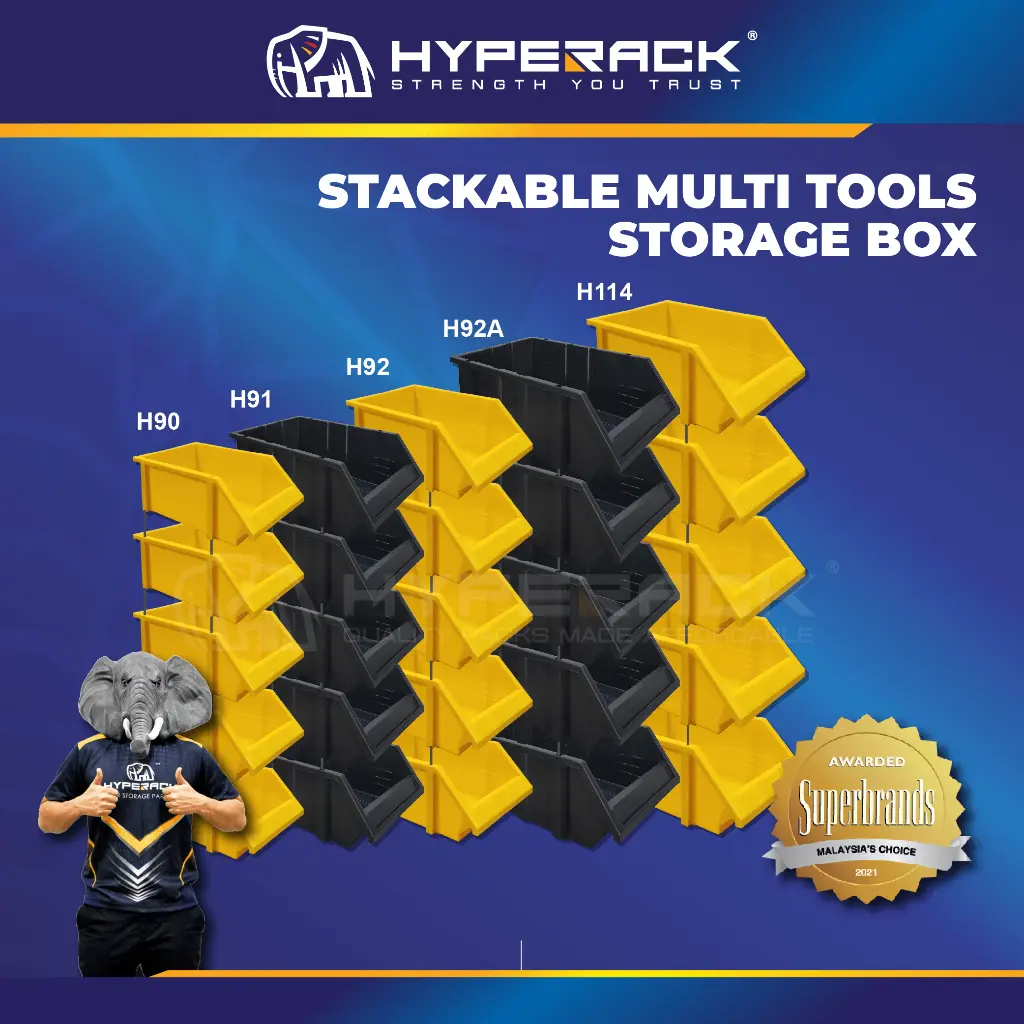 HYPERACK ™️ Stackable and Combinable Multi Tools Box Storage Box