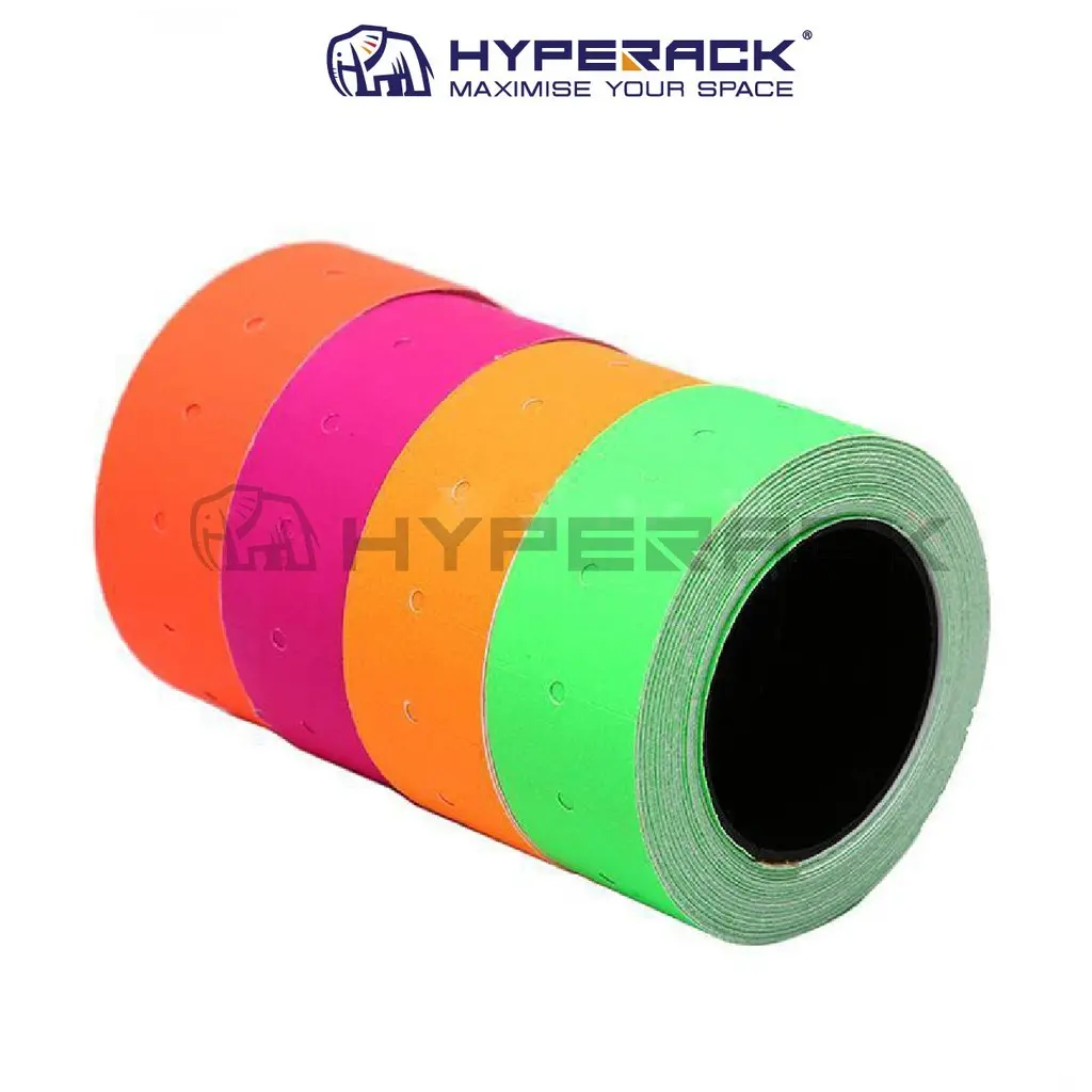 HYPERACK ™️ Price Label Sticker Tag 400 Pcs/Roll Single Roll MX5500