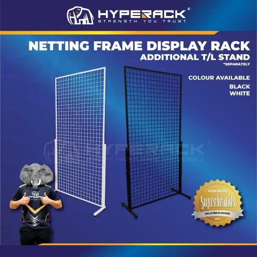 HYPERACK ™️ Netting Frame Display Rack T-Stand L-Stand