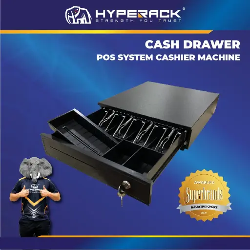 HYPERACK ™️ Cash Drawer Box Storage Tray Cashier Money
