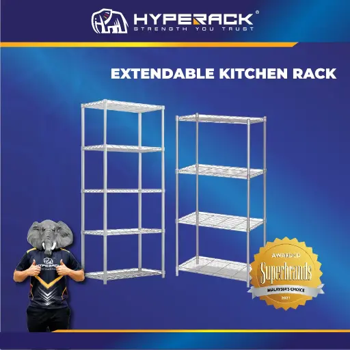 HYPERACK ™️ Stainless Steel Kitchen Rack Ikea Storage Shelf