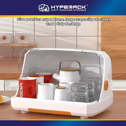 HYPERACK ™️ Dish Cup Glass Holder Drainer Tray Storage Cup Rack