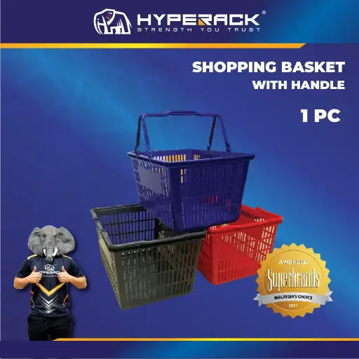 HYPERACK ™️ Grocery Shopping Basket with Handle