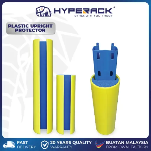 [PEU600] HYPERACK ™️ Warehouse Pallet Rack Accessories Plastic Upright Protector (Foam)