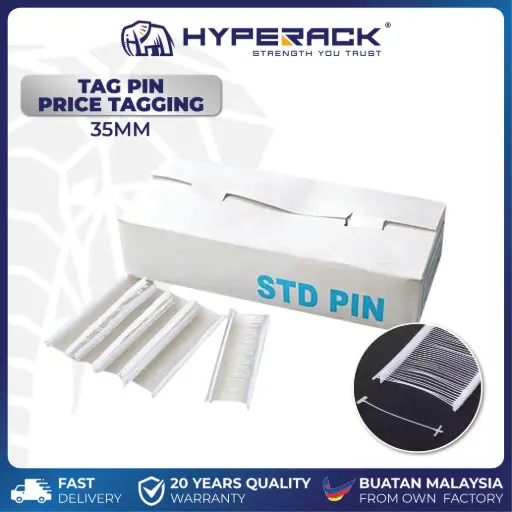 [TP35] HYPERACK ™️ Tagging Price Merchandise Tag Gun Pin Retail Usage 35mm